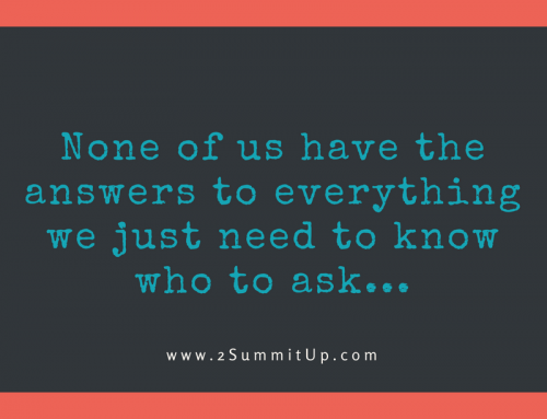 We don’t have all the answers…